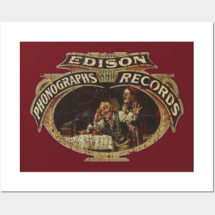 Edison Phonographs and Records 1888 Posters and Art